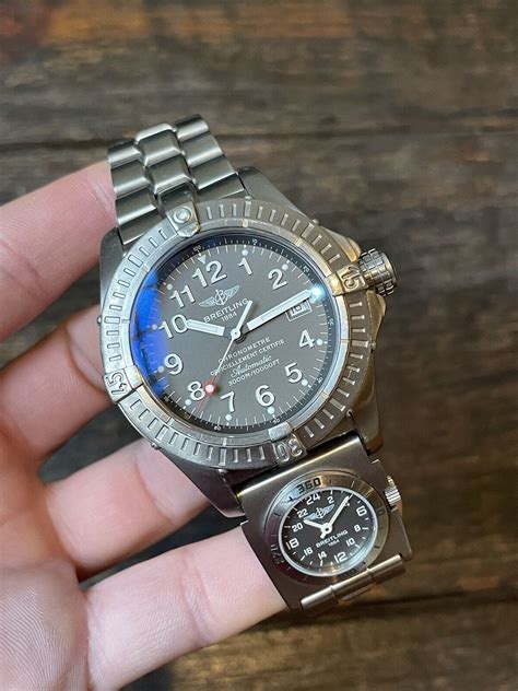 breitling avenger seawolf titanium e17370 x utc bracelet e70176|Breitling seawolf e17370.